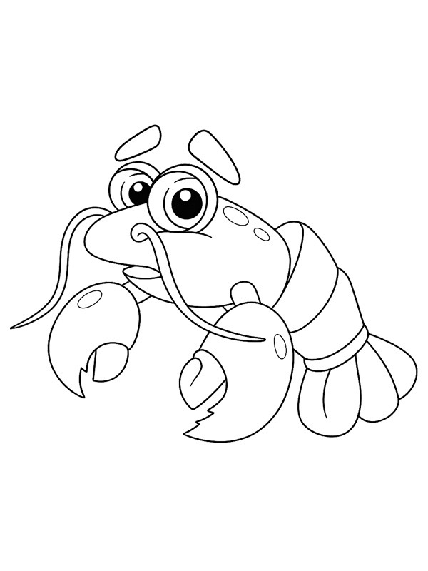 Larry l'aragosta disegno da colorare Larry l'aragosta disegno da colorare