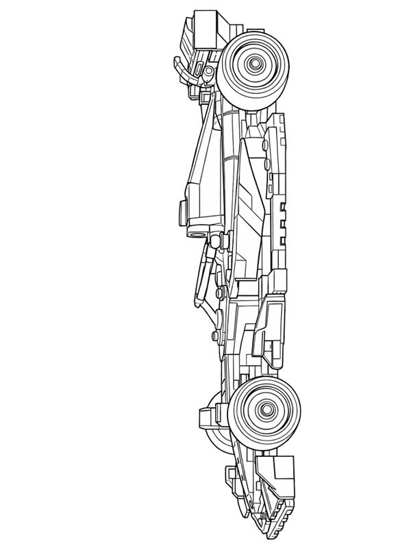 Macchina da corsa LEGO F1 disegno da colorare Macchina da corsa LEGO F1 disegno da colorare