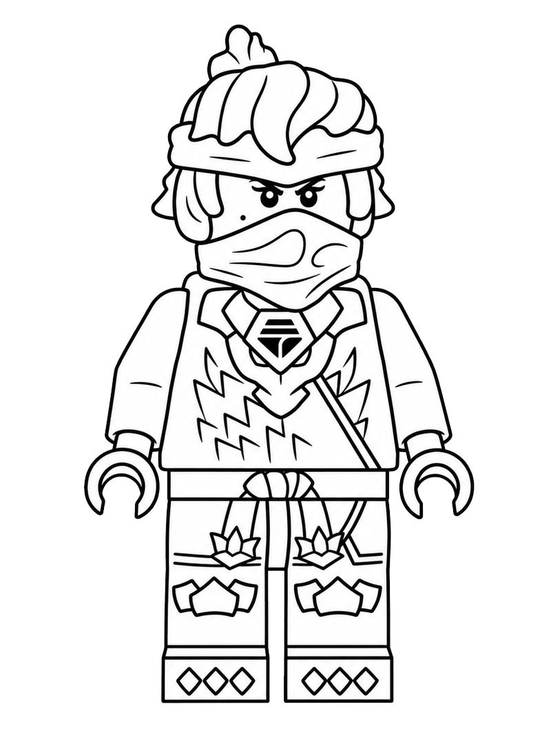 LEGO Ninja Nya disegno da colorare LEGO Ninja Nya disegno da colorare