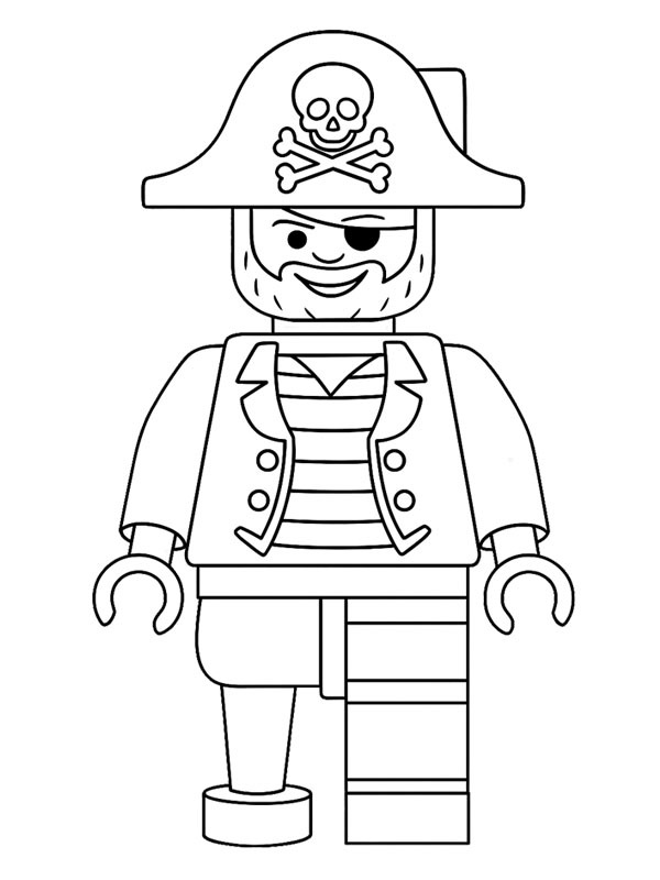LEGO Pirata disegno da colorare LEGO Pirata disegno da colorare