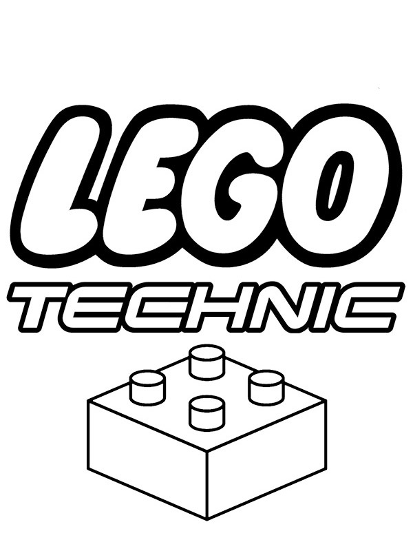 Lego Technic disegno da colorare