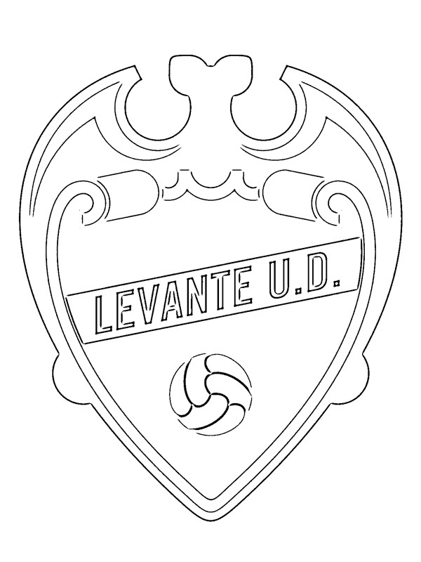 Levante Unión Deportiva disegno da colorare