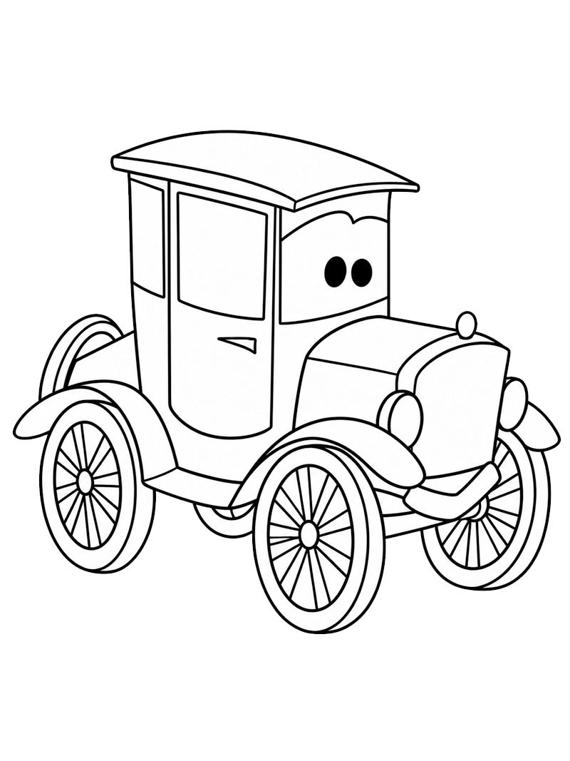 Lizzie (Cars) disegno da colorare Lizzie (Cars) disegno da colorare