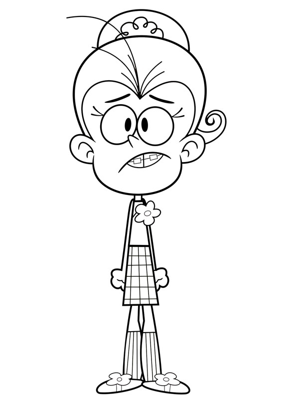 Luan Loud disegno da colorare Luan Loud disegno da colorare