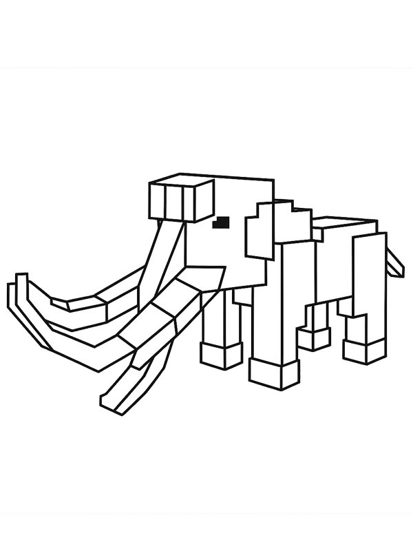 Mammut (99 Nights in the Forest) disegno da colorare Mammut (99 Nights in the Forest) disegno da colorare