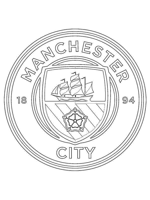 Manchester City disegno da colorare
