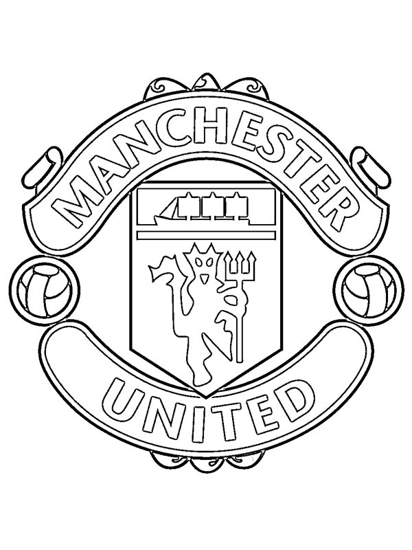 Manchester United disegno da colorare
