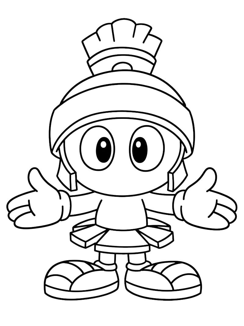 Marvin il Marziano disegno da colorare Marvin il Marziano disegno da colorare