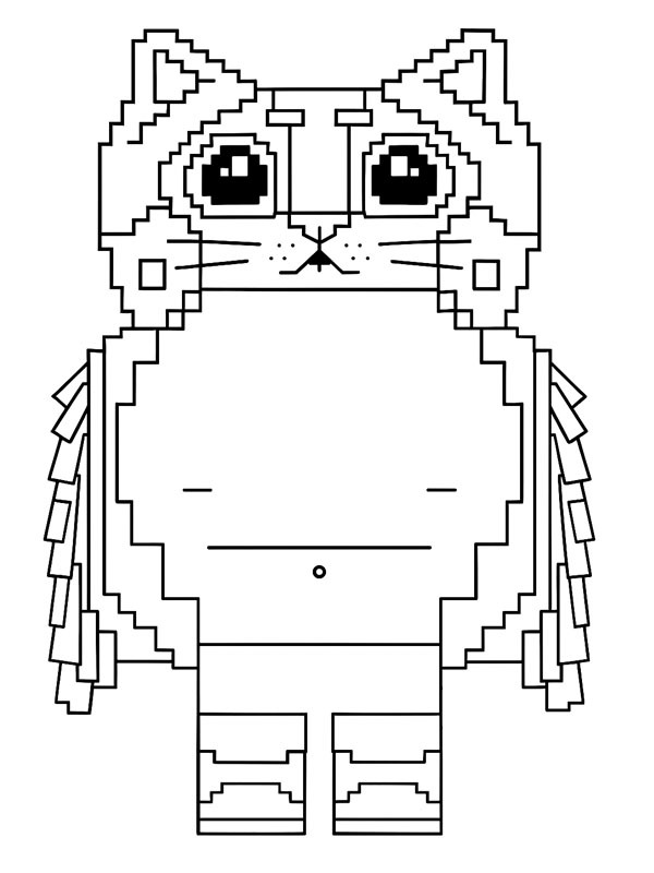 Meowl (Steal a Brainrot) disegno da colorare Meowl (Steal a Brainrot) disegno da colorare