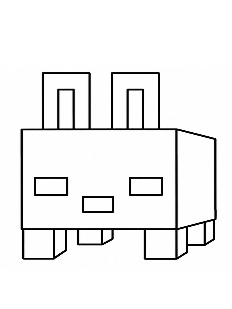 Minecraft Blubbetto disegno da colorare Minecraft Blubbetto disegno da colorare
