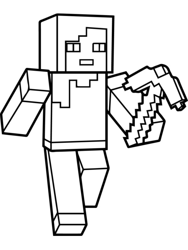 Disegni Da Colorare Di Minecraft Steve Disegnibellidacolorareit