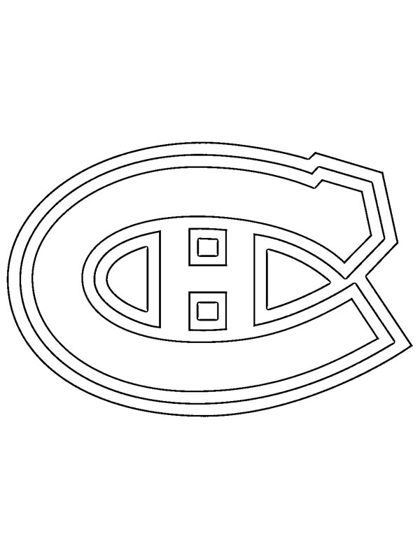 Montreal Canadiens disegno da colorare