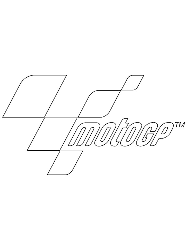 MotoGP logo disegno da colorare