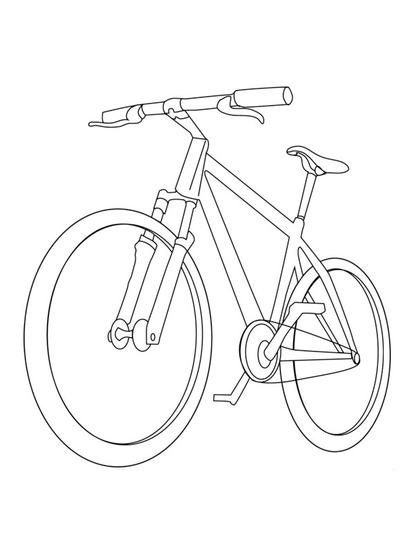 Mountain bike disegno da colorare