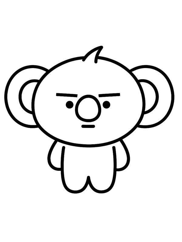 Moya (BT21) disegno da colorare Moya (BT21) disegno da colorare