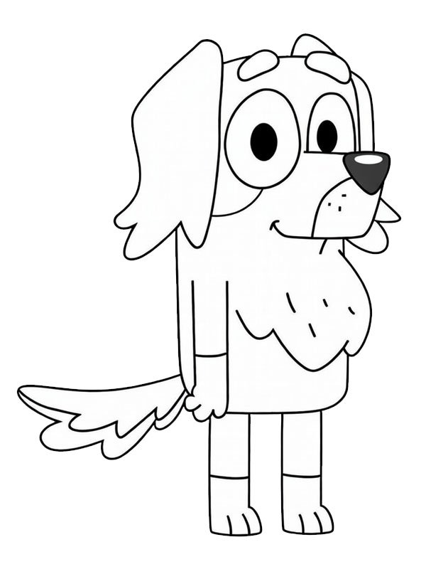 Mrs. Retriever disegno da colorare Mrs. Retriever disegno da colorare