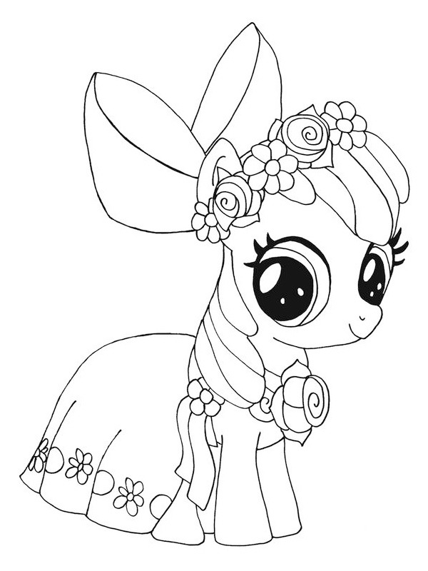 My little pony Tiara disegno da colorare My little pony Tiara disegno da colorare
