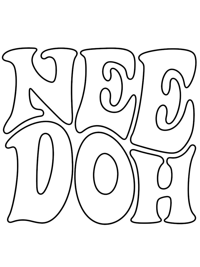 Needoh disegno da colorare Needoh disegno da colorare