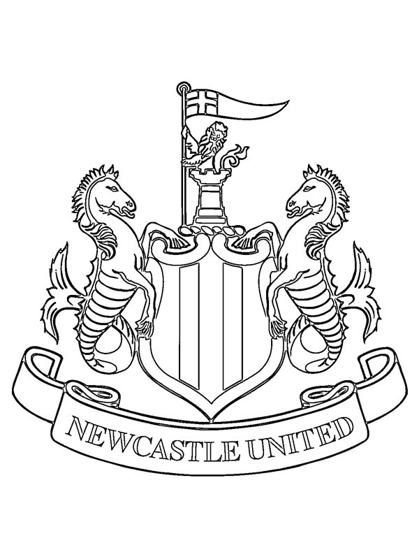 Newcastle United disegno da colorare