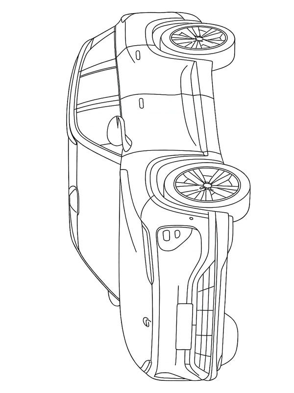 NIO EL7 disegno da colorare NIO EL7 disegno da colorare