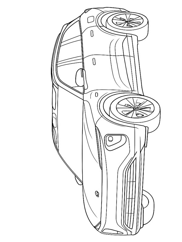 NIO EL8 disegno da colorare NIO EL8 disegno da colorare