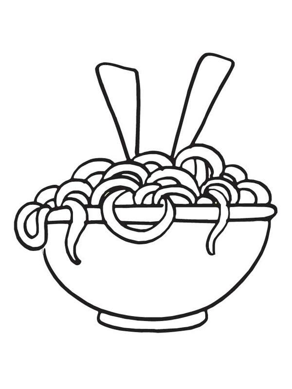 Noodles disegno da colorare