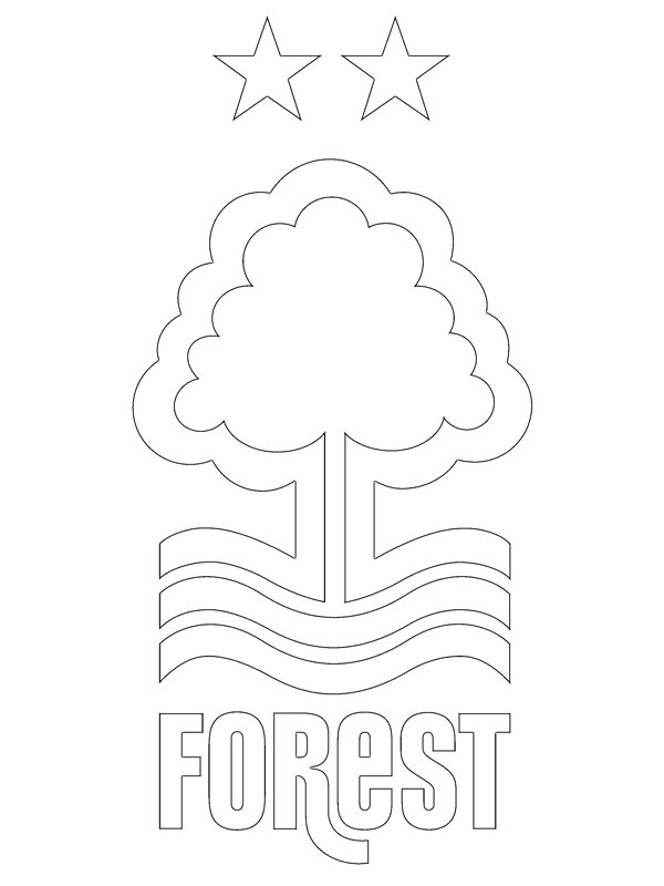 Nottingham Forest disegno da colorare