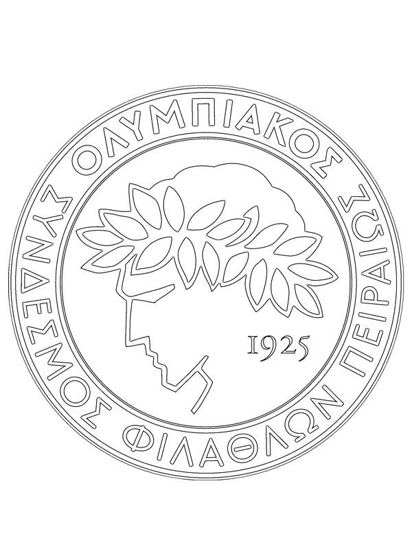 Olympiakos Piraeus disegno da colorare