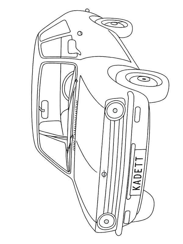 Opel Kadett disegno da colorare Opel Kadett disegno da colorare