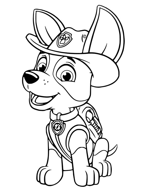 Disegni da colorare di Tracker (PAW Patrol