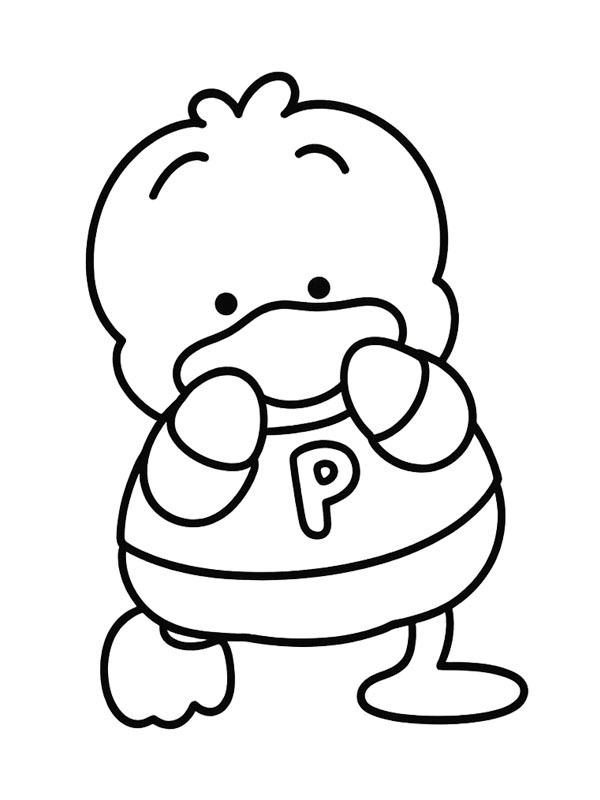 Pekkle (Sanrio) disegno da colorare Pekkle (Sanrio) disegno da colorare