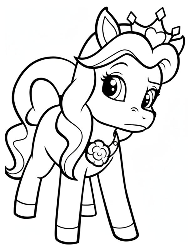 Petite (Il Regno dei Cuccioli - Palace Pets) disegno da colorare