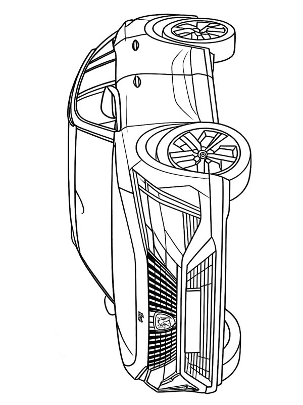 Peugeot 408 disegno da colorare Peugeot 408 disegno da colorare