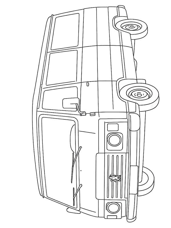 Peugeot J9 disegno da colorare Peugeot J9 disegno da colorare