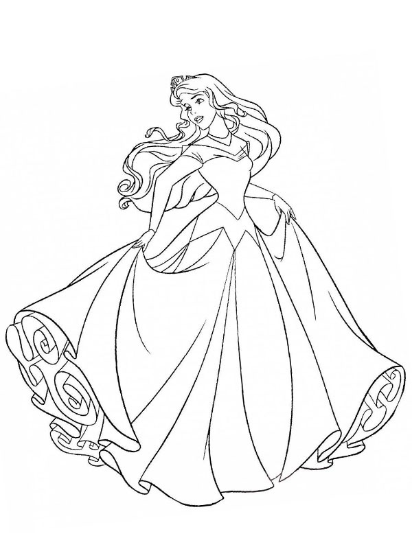 Disegni delle Principesse Disney da Colorare