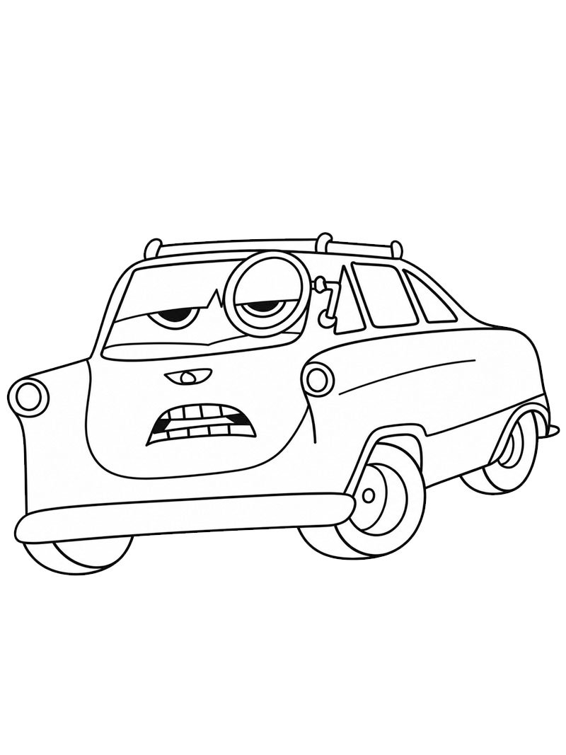 Professor Z (Cars 2) disegno da colorare Professor Z (Cars 2) disegno da colorare