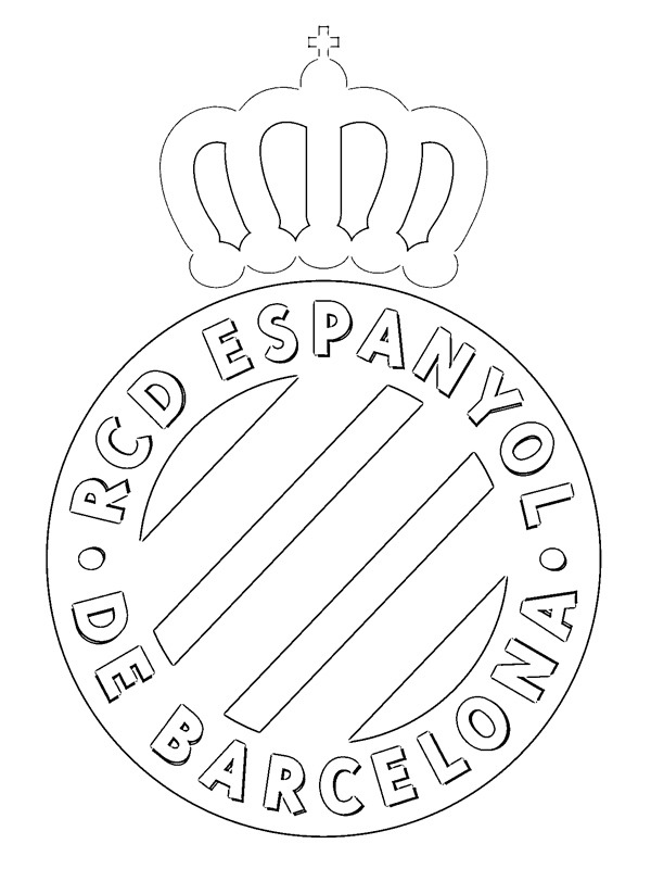 RCD Espanyol disegno da colorare
