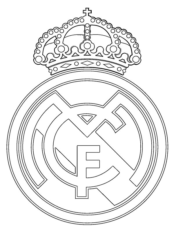 Real Madrid disegno da colorare