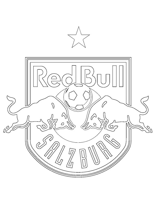 Red Bull Salisburgo disegno da colorare