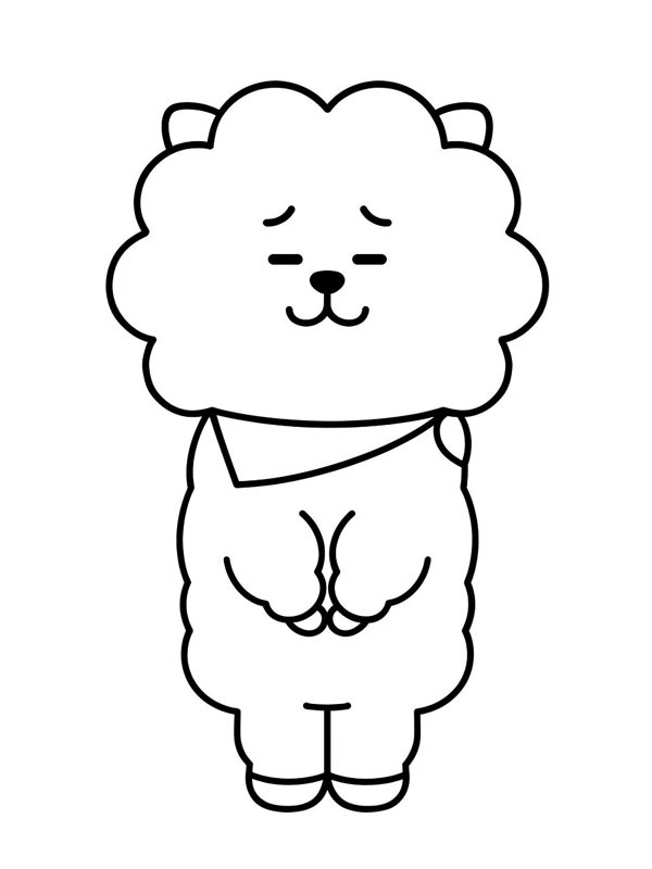 RJ BT21 disegno da colorare RJ BT21 disegno da colorare