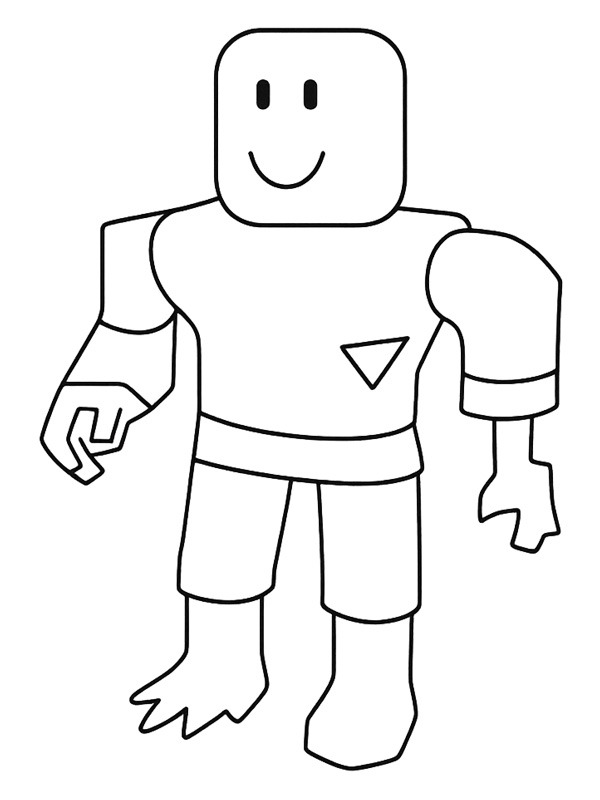 Roblox Zombie disegno da colorare Roblox Zombie disegno da colorare