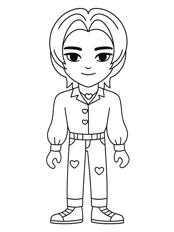 Romance Saja Boys disegno da colorare Romance Saja Boys disegno da colorare