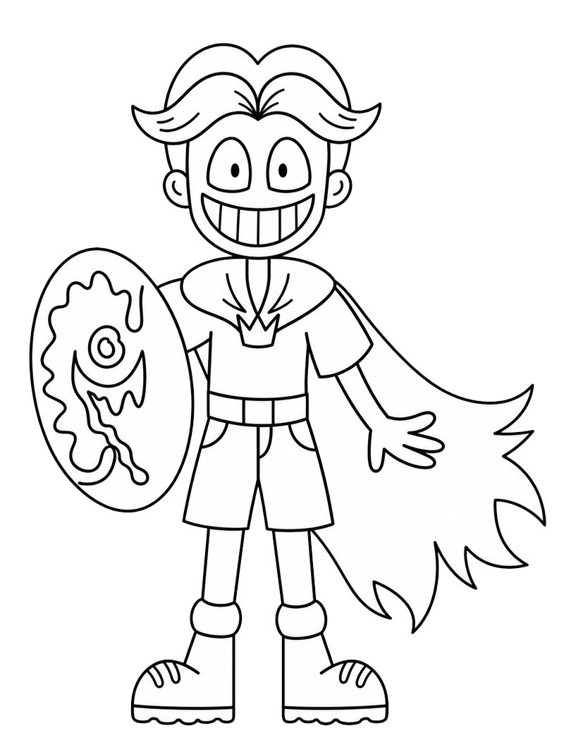 Rory Redcape (Poppy Playtime) disegno da colorare Rory Redcape (Poppy Playtime) disegno da colorare