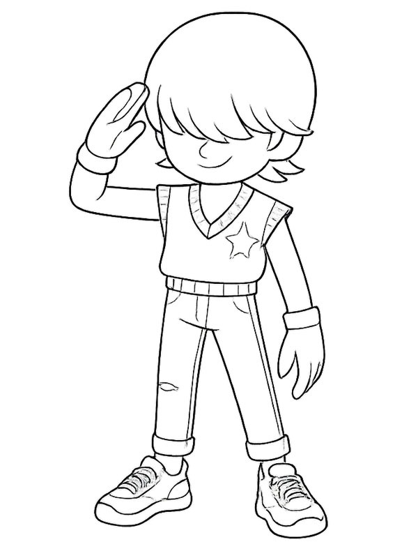 Mistery Saja (Saja Boys) disegno da colorare Mistery Saja (Saja Boys) disegno da colorare
