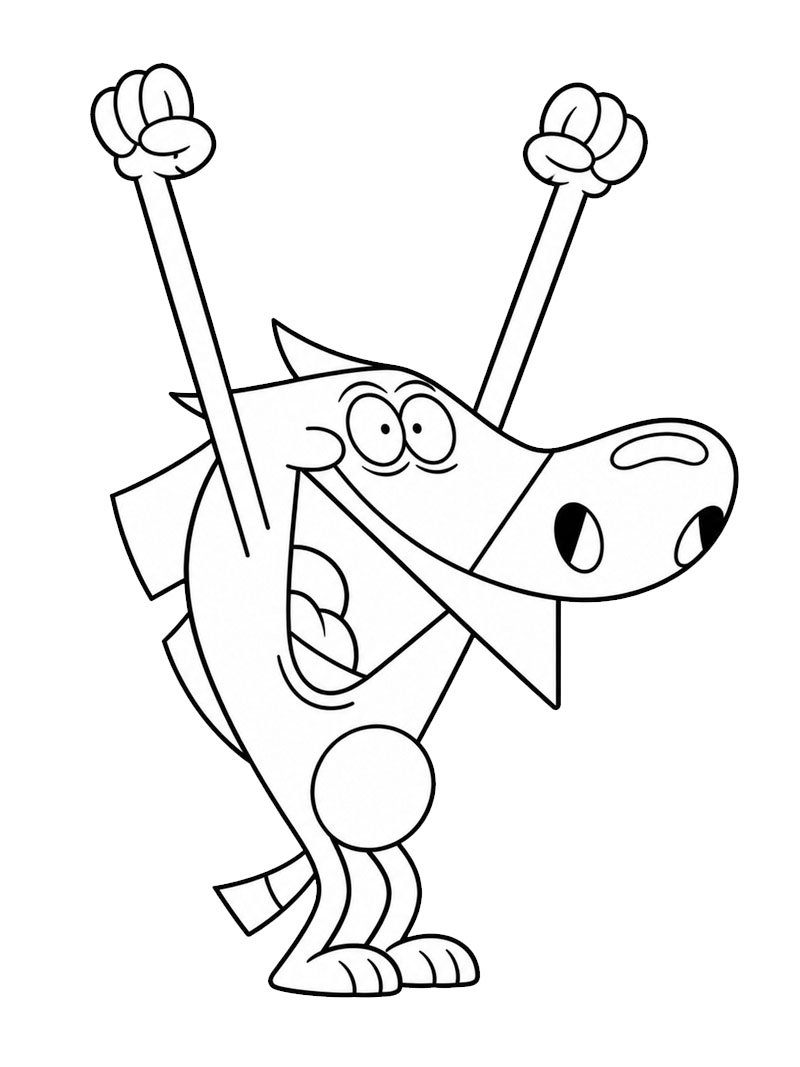 Zig (Zig e Sharko) disegno da colorare Zig (Zig e Sharko) disegno da colorare
