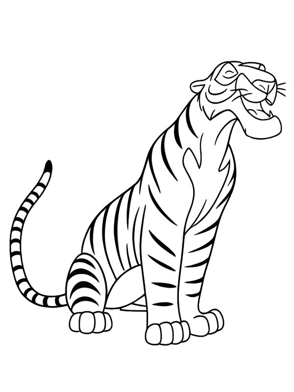 Shere Khan disegno da colorare Shere Khan disegno da colorare