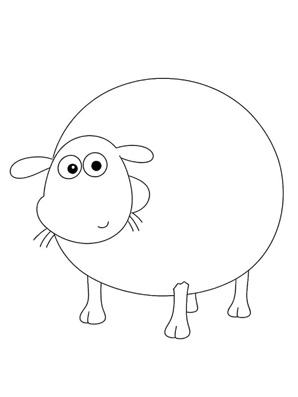 Shirley (Shaun la Pecora) disegno da colorare Shirley (Shaun la Pecora) disegno da colorare