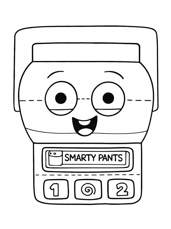 Smarty pants (Toy Story 5) disegno da colorare Smarty pants (Toy Story 5) disegno da colorare