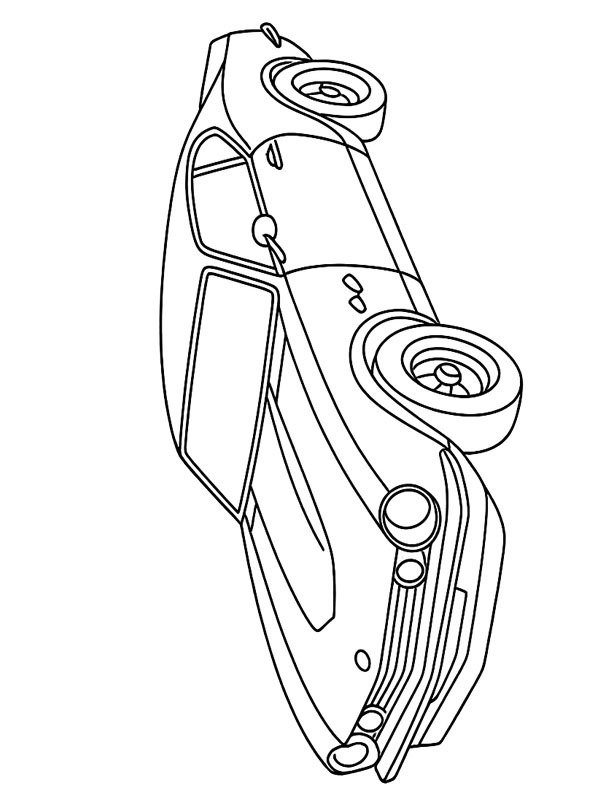 Auto sportiva disegno da colorare Auto sportiva disegno da colorare