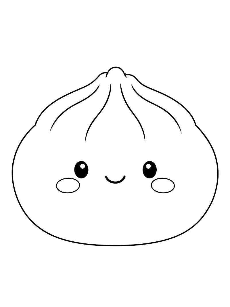 Squishy Dumpling disegno da colorare Squishy Dumpling disegno da colorare